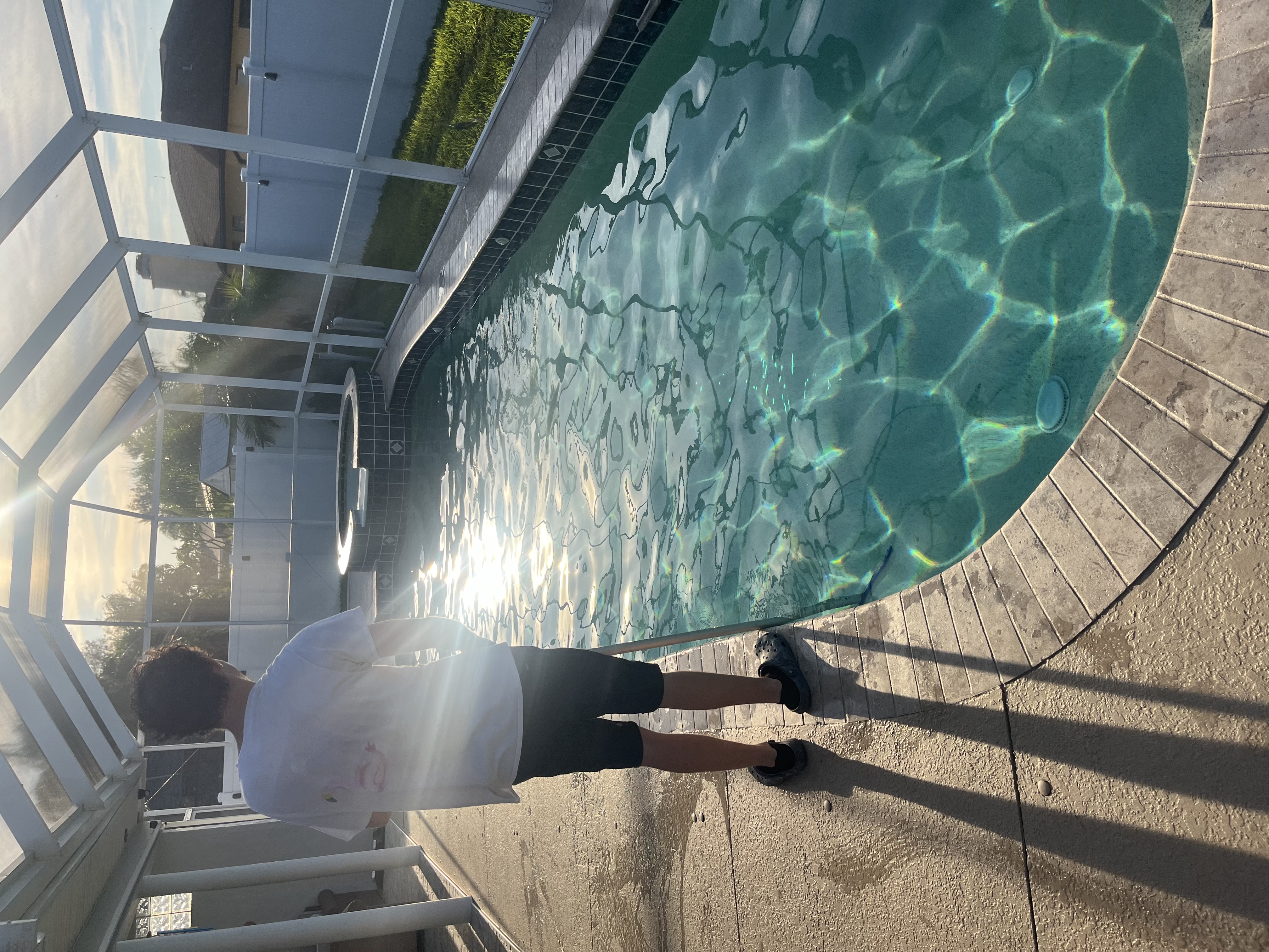 Sparkling pool after Paradise Pools maintenance